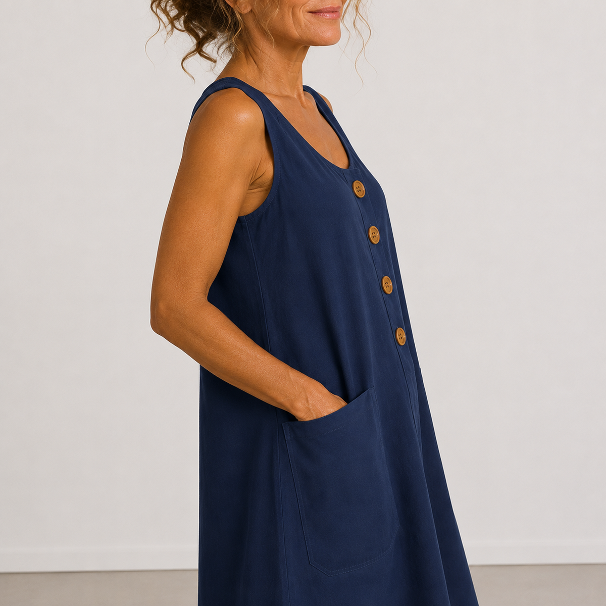 Maud | Elegancka Sukienka Bez Rękawów