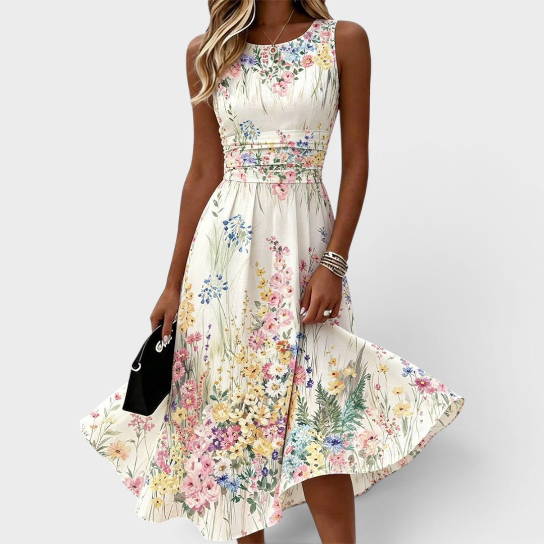 Amelia | Elegancka Sukienka w Kwiaty