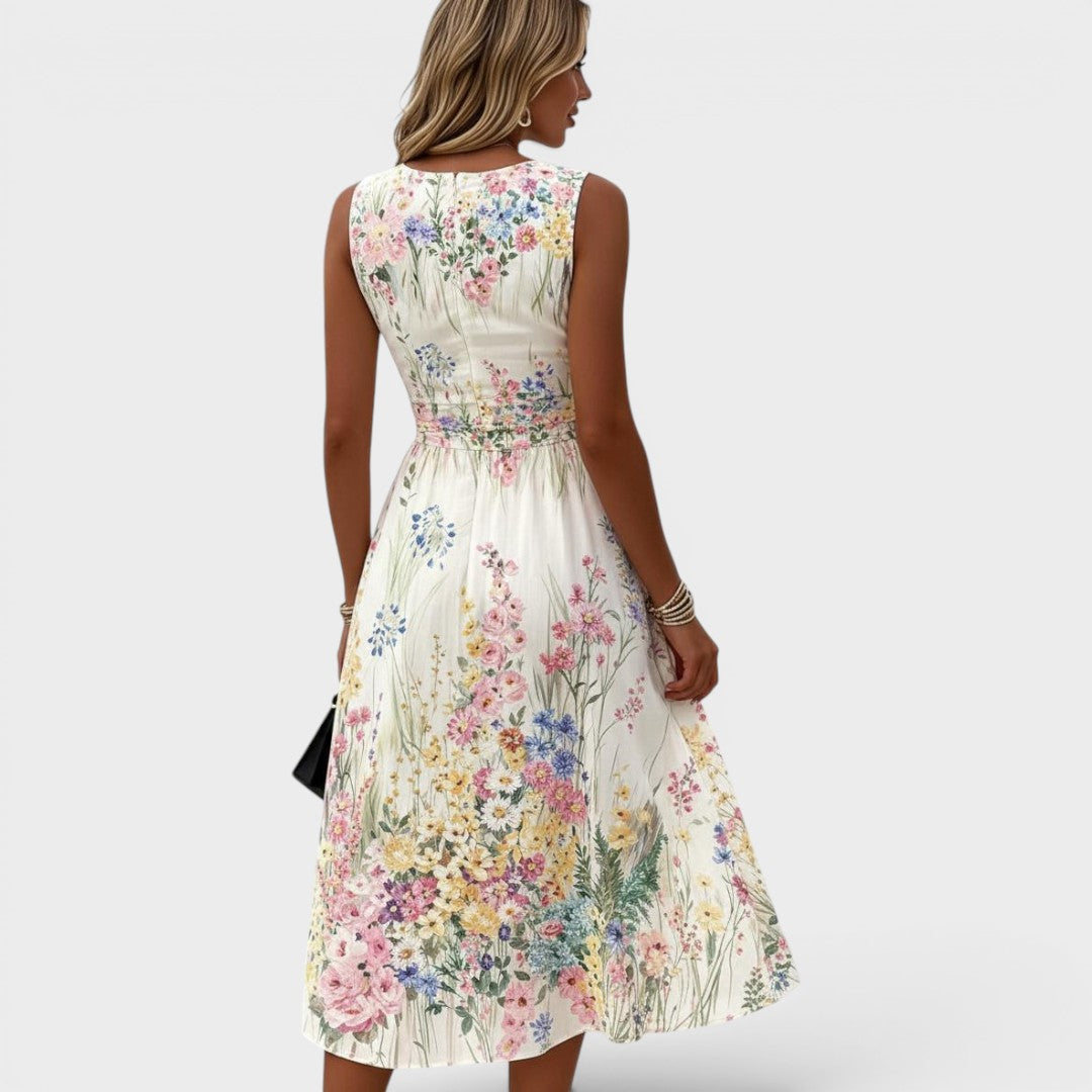 Amelia | Elegancka Sukienka w Kwiaty