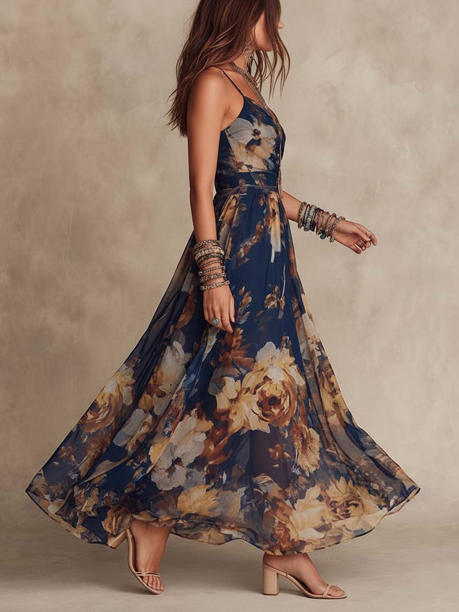 Sukienka Maxi w Kwiaty Deborah