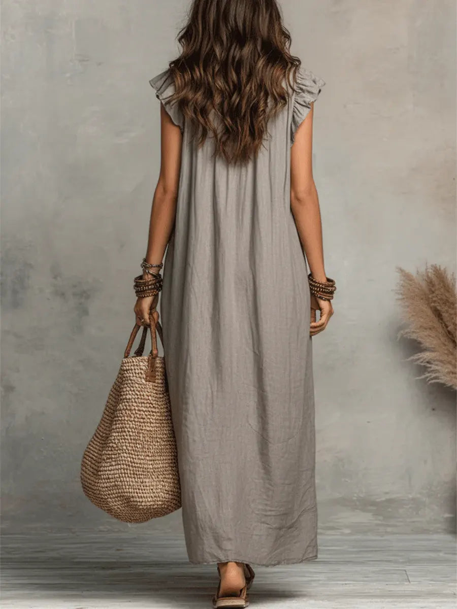 Milena | Sukienka Boho z Falbankami